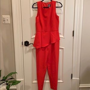 Vince Comuto coral jumpsuit